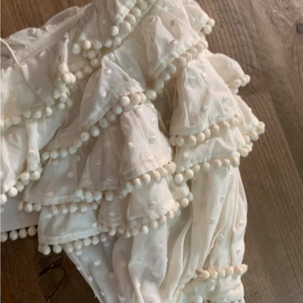 Zimmermann "Painted Heart" Ruffle Bodice Top RARE - Picture 11 of 13
